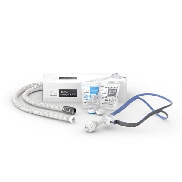 ResMed AirMini AirFit P10 Masken-Set inkl. AirFit P10 CPAP Maske, Schlauch, HumidX & HumidX PLUS
