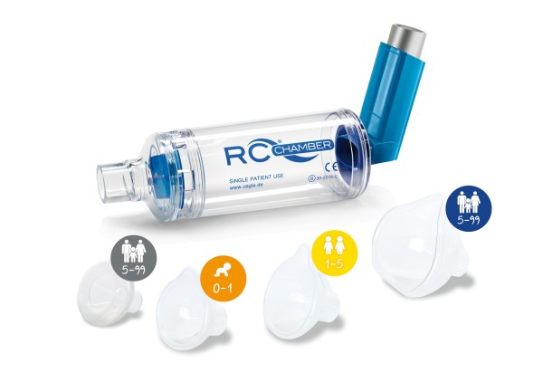 RC-Maske Ersatzmasken für RC-Chamber Inhalierhilfe für Medikamentensprays