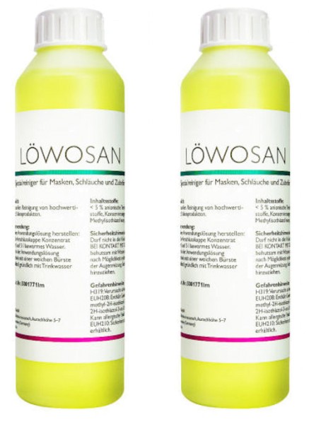 2x Löwosan CPAP Spezialreiniger je 250 ml CPAP Reinigung von Löwenstein Medical