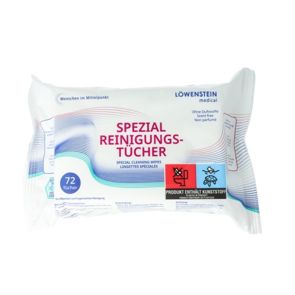Löwenstein Medical CPAP Reinigungstücher NEUTRAL 72 Stück im Soft-Pack