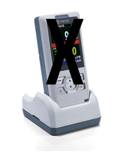 Ladeset Ladeschale und Akku für Pulsoximeter PM-60 von Mindray